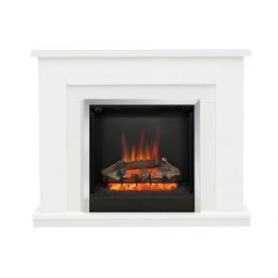 Be Modern Evelina Black & white Chrome effect Fire suite