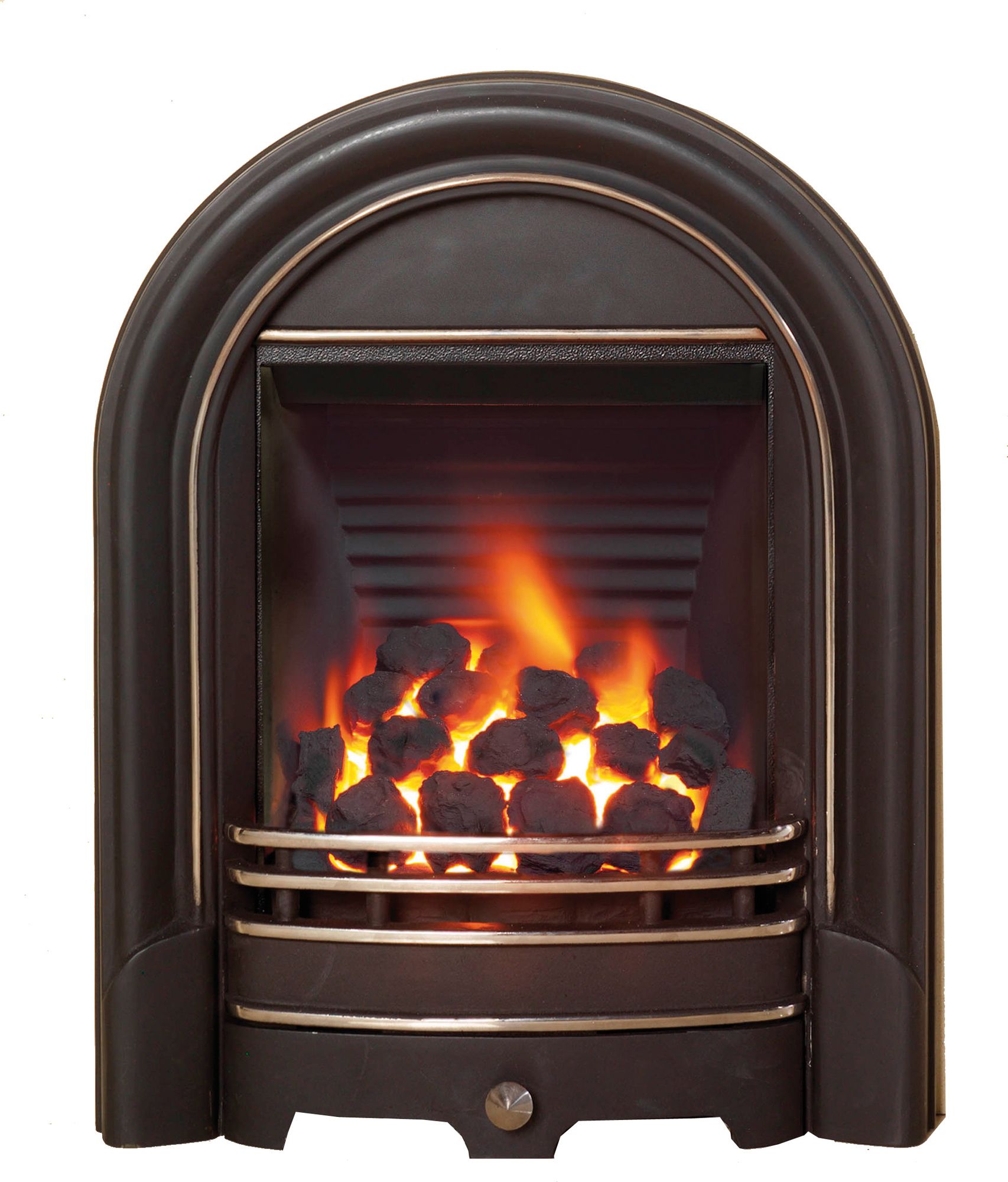 Be Modern Everett Black Gas Fire | DIY At B&Q