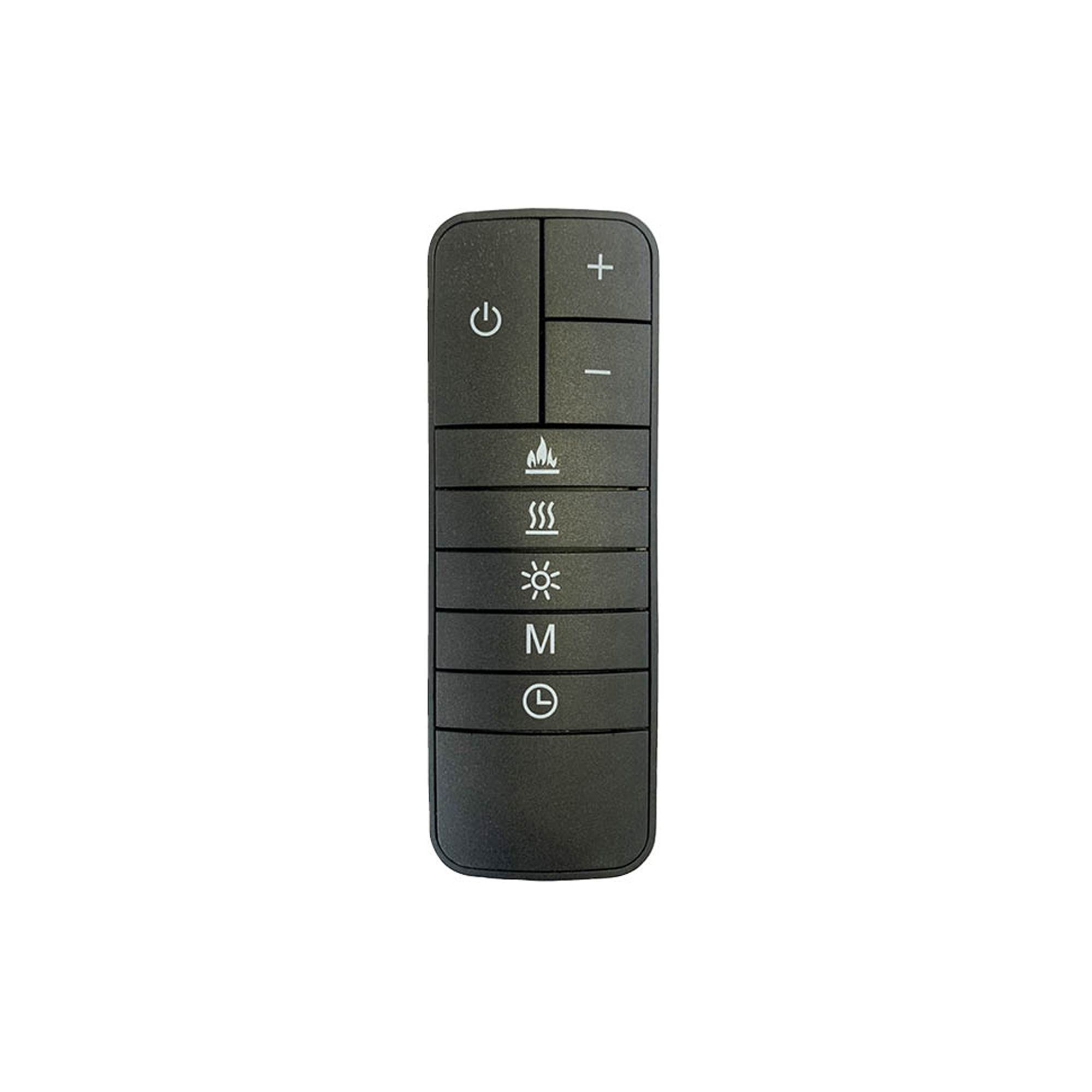 Be Modern Insito 2kW Matt Black Glass effect Inset Electric Fire (H)505mm (W)1025mm (D)235mm