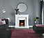 Be Modern Lauretta White Fireplace surround set