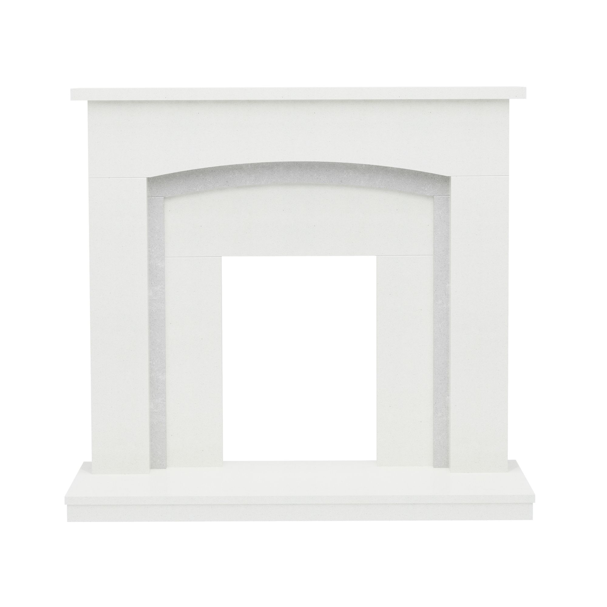 Be Modern Lauretta White Fireplace surround set