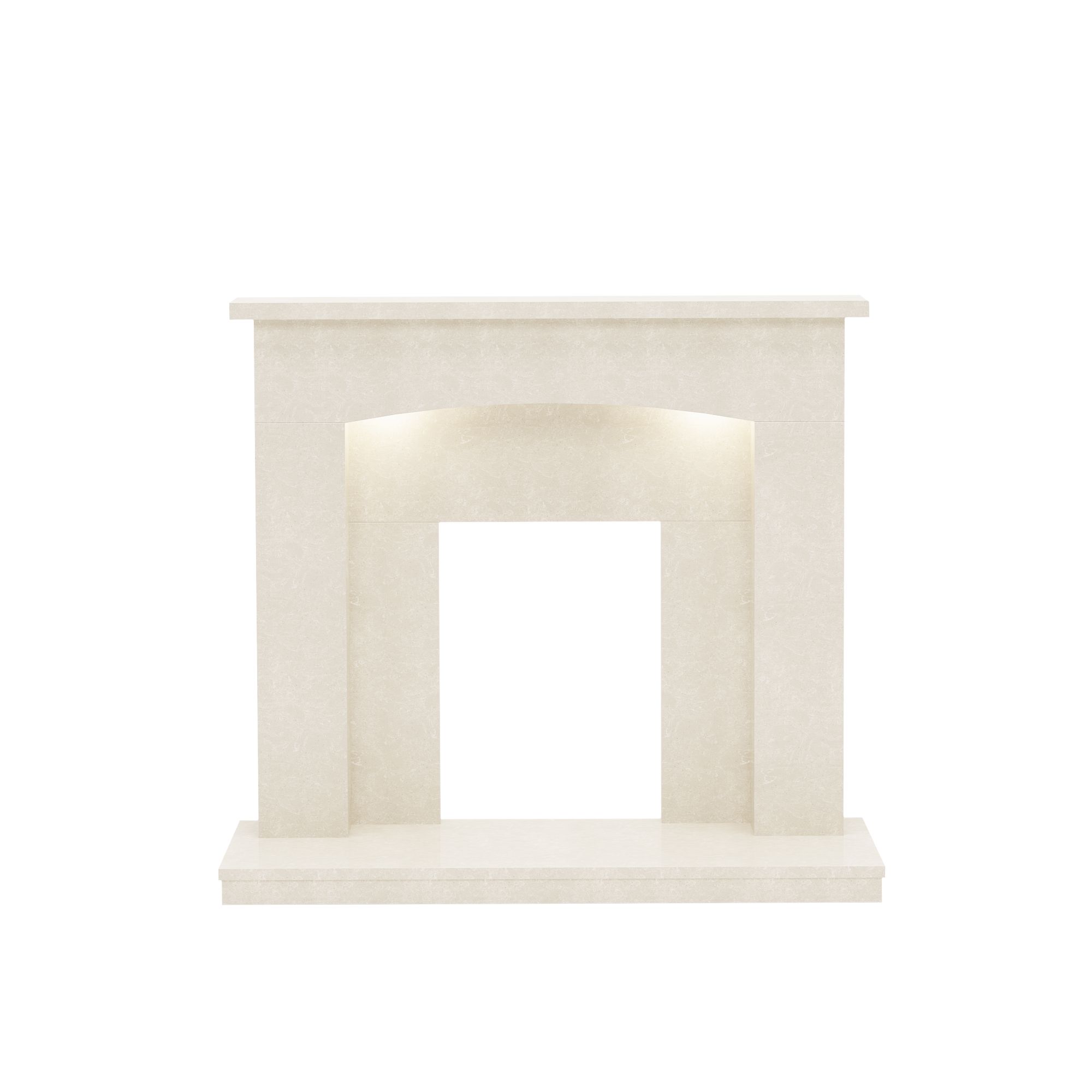 Be Modern Midland Manila Fire surround set with Lights included