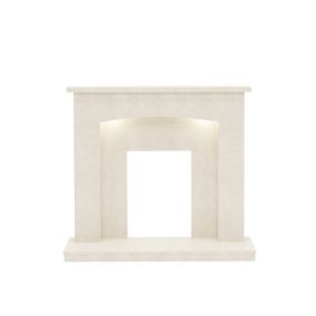 Be Modern Midland Manila Fire surround set with Lights included