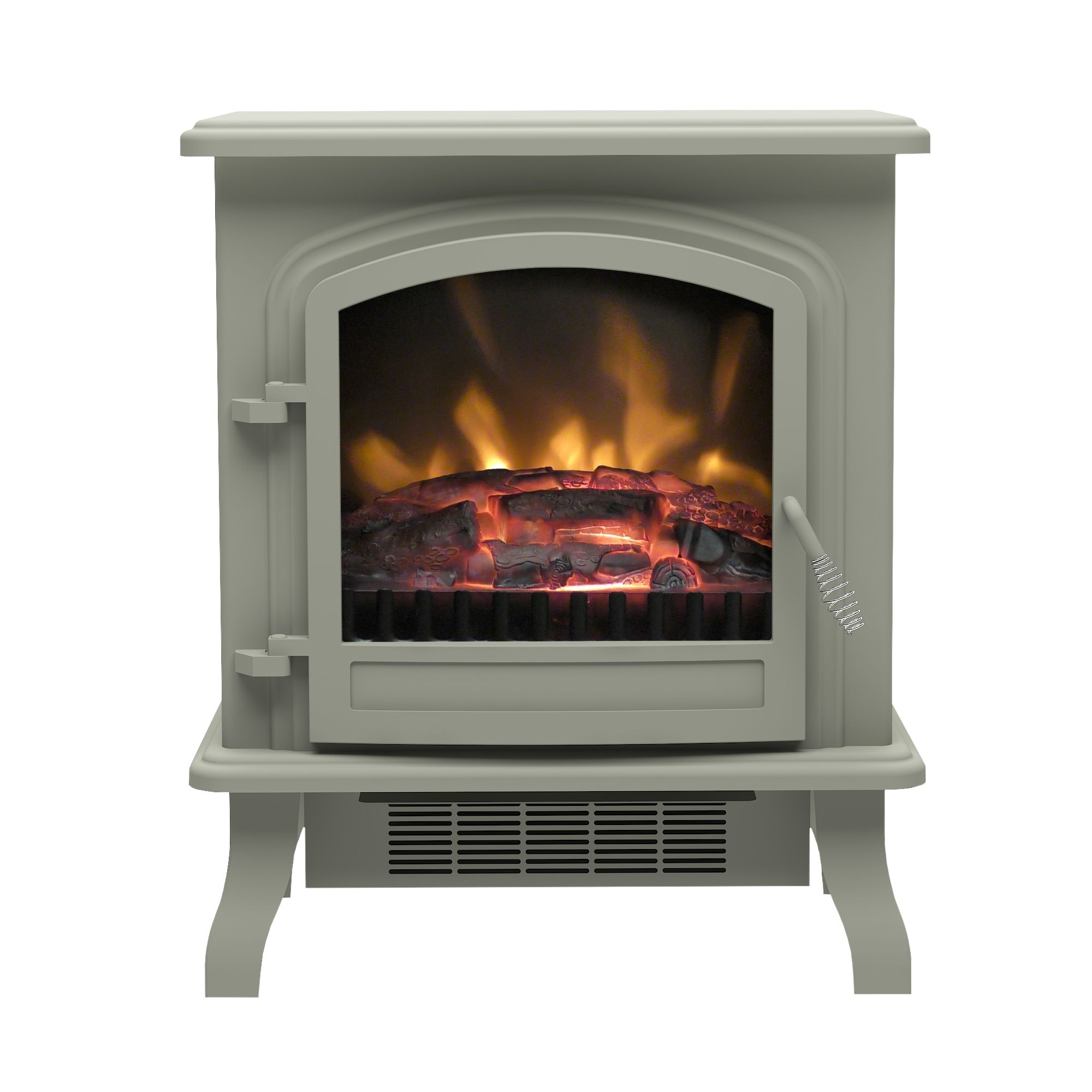 Be Modern Torva Traditional 1.8kW Gloss Grey Cast enamel effect Electric  Stove | DIY at Bu0026Q