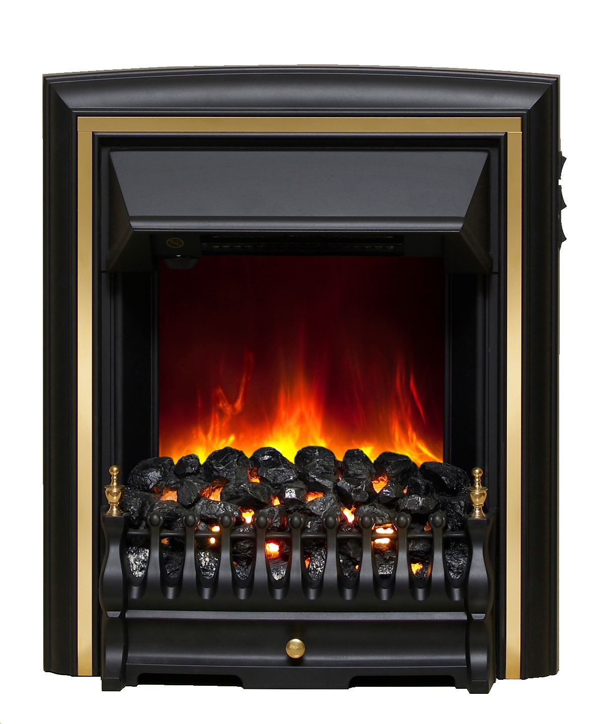 Be Modern Viscount Cast iron effect Electric fire DIY at B&Q