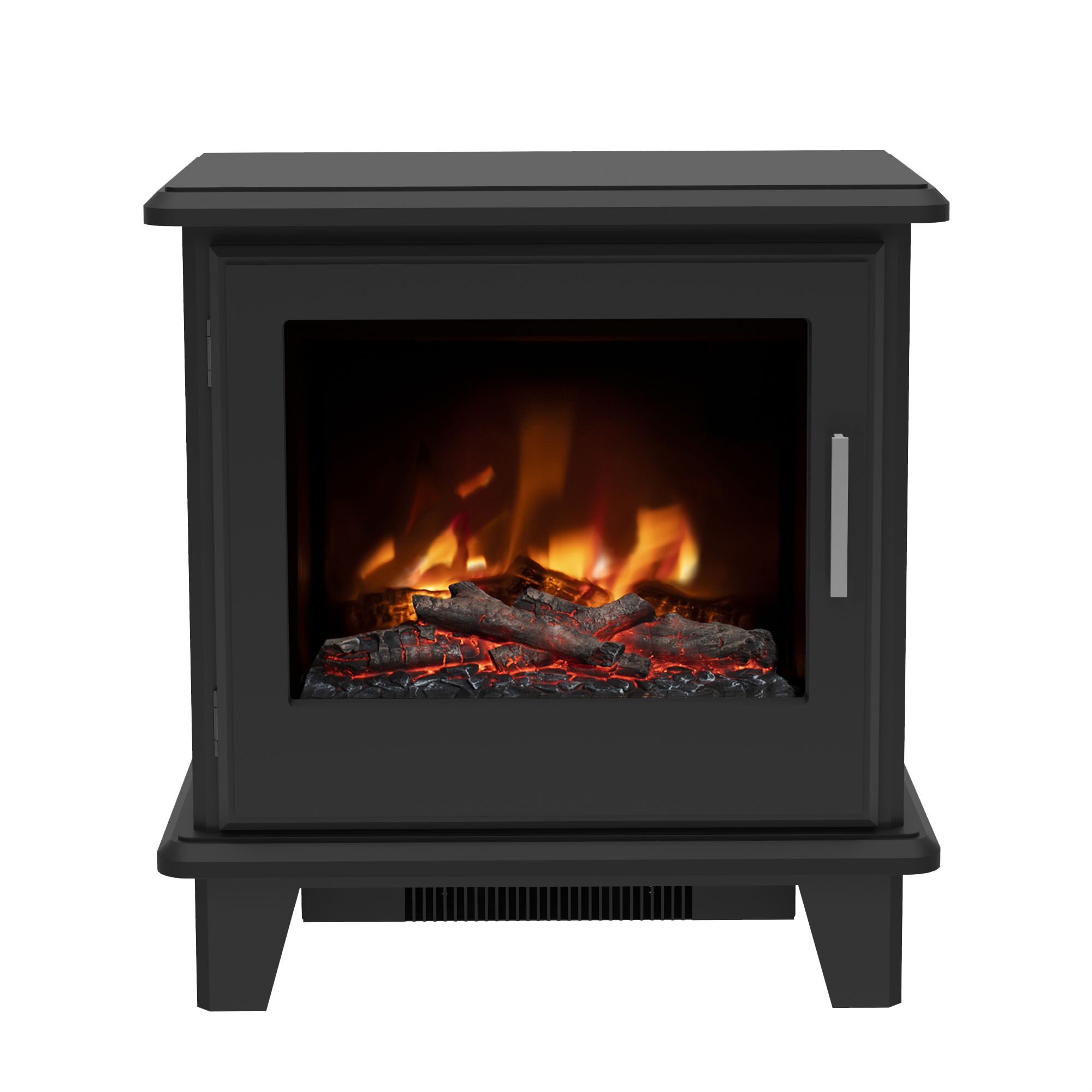 Be Modern Wilmslow 2kW Matt Black Electric Stove (H)585mm (W)550mm