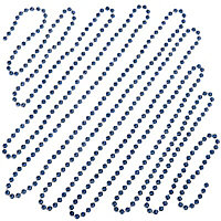 Beadchains & tinsel Blue Bead chain