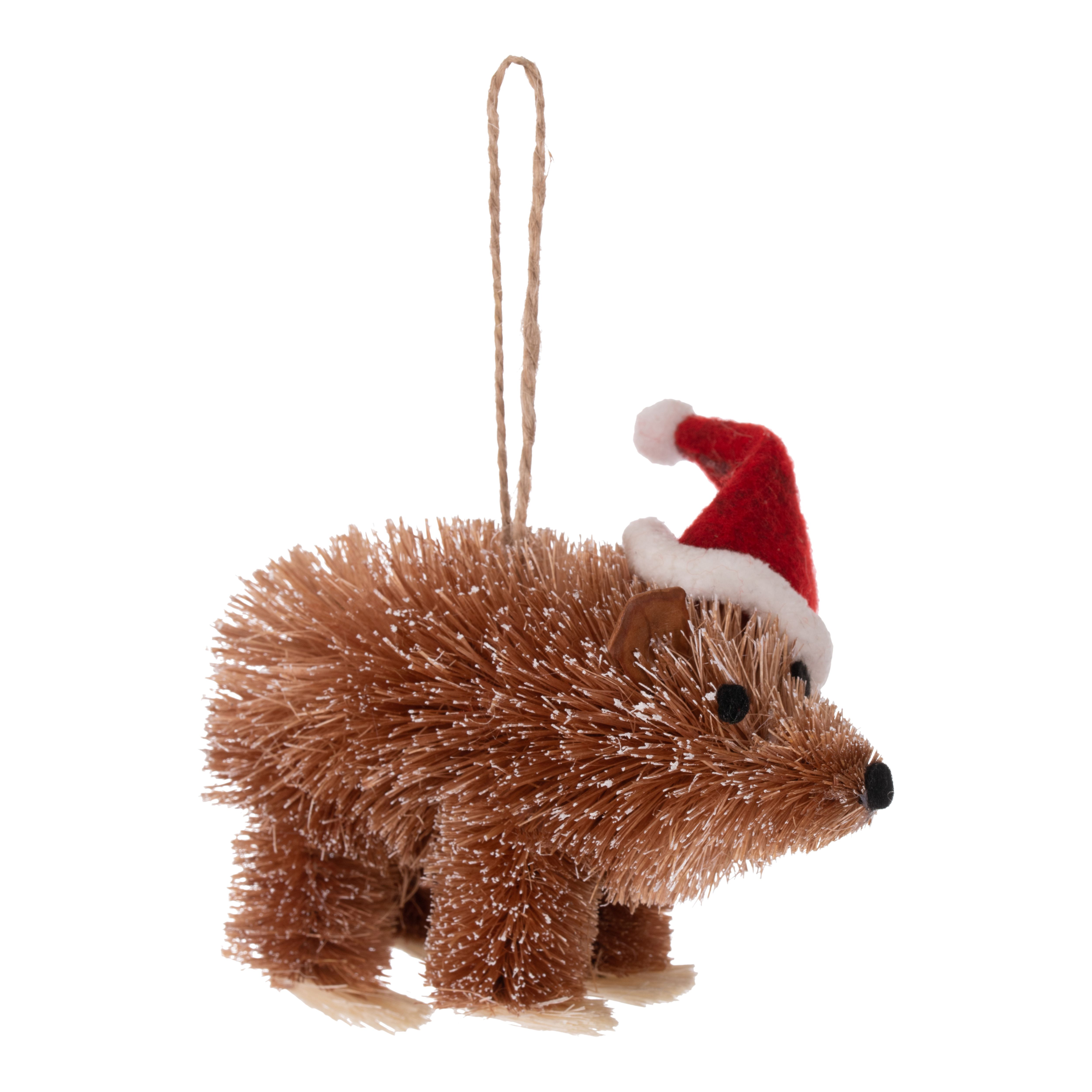 Bear in Santa Hat Hanging decoration