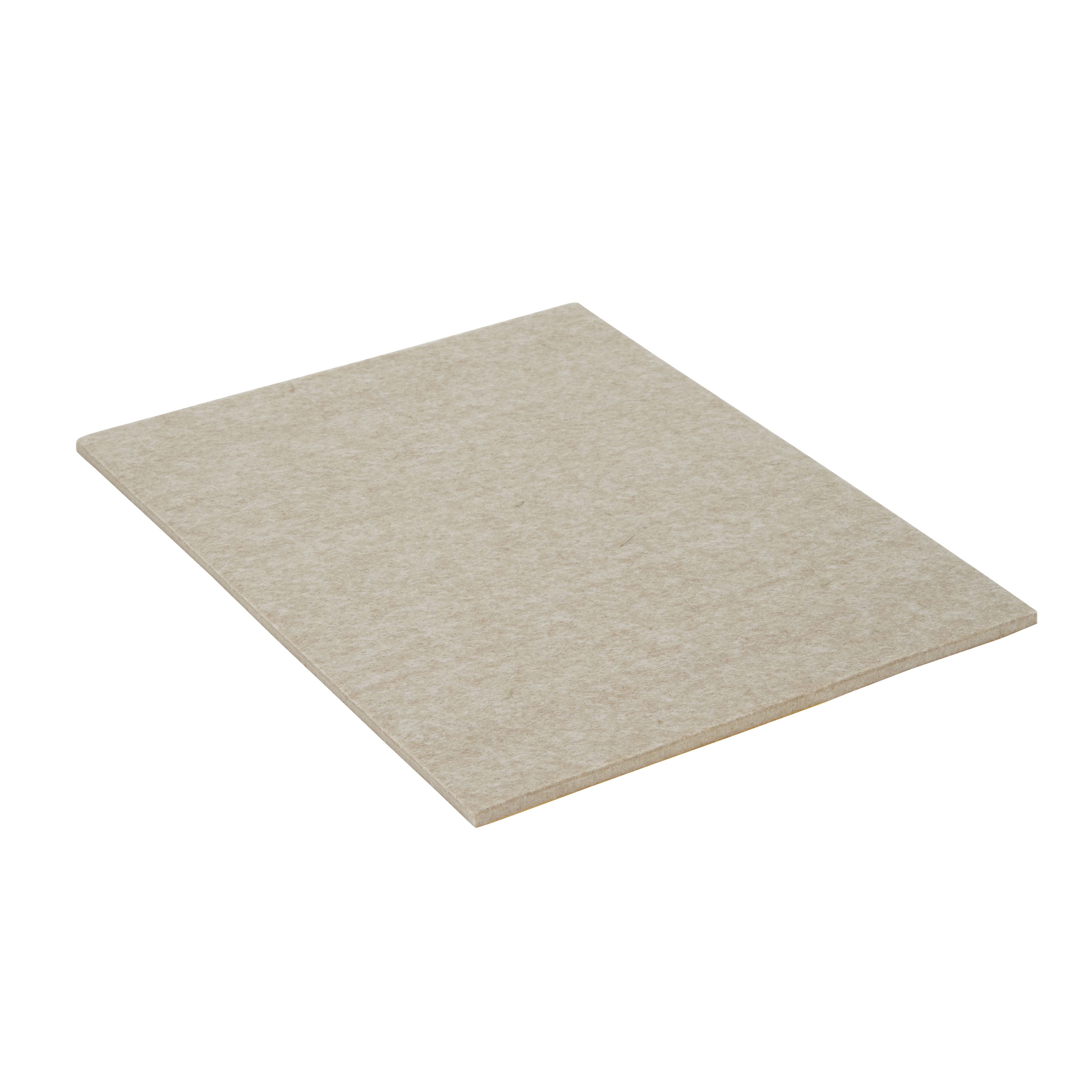 Beige Felt Protection pad (L)215mm (W)170mm