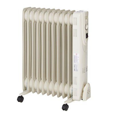 Beige Oil-filled radiator