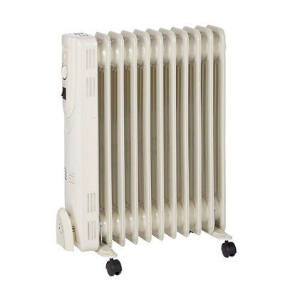 Beige Oil-filled radiator