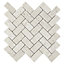 Beige Stone effect Natural stone Mosaic tile sheet, (L)310mm (W)285mm