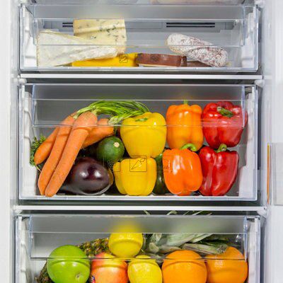 Beko ASD241S Freestanding Frost free Fridge freezer - Silver