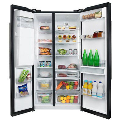 Beko ASN541B Freestanding Fridge freezer - Black