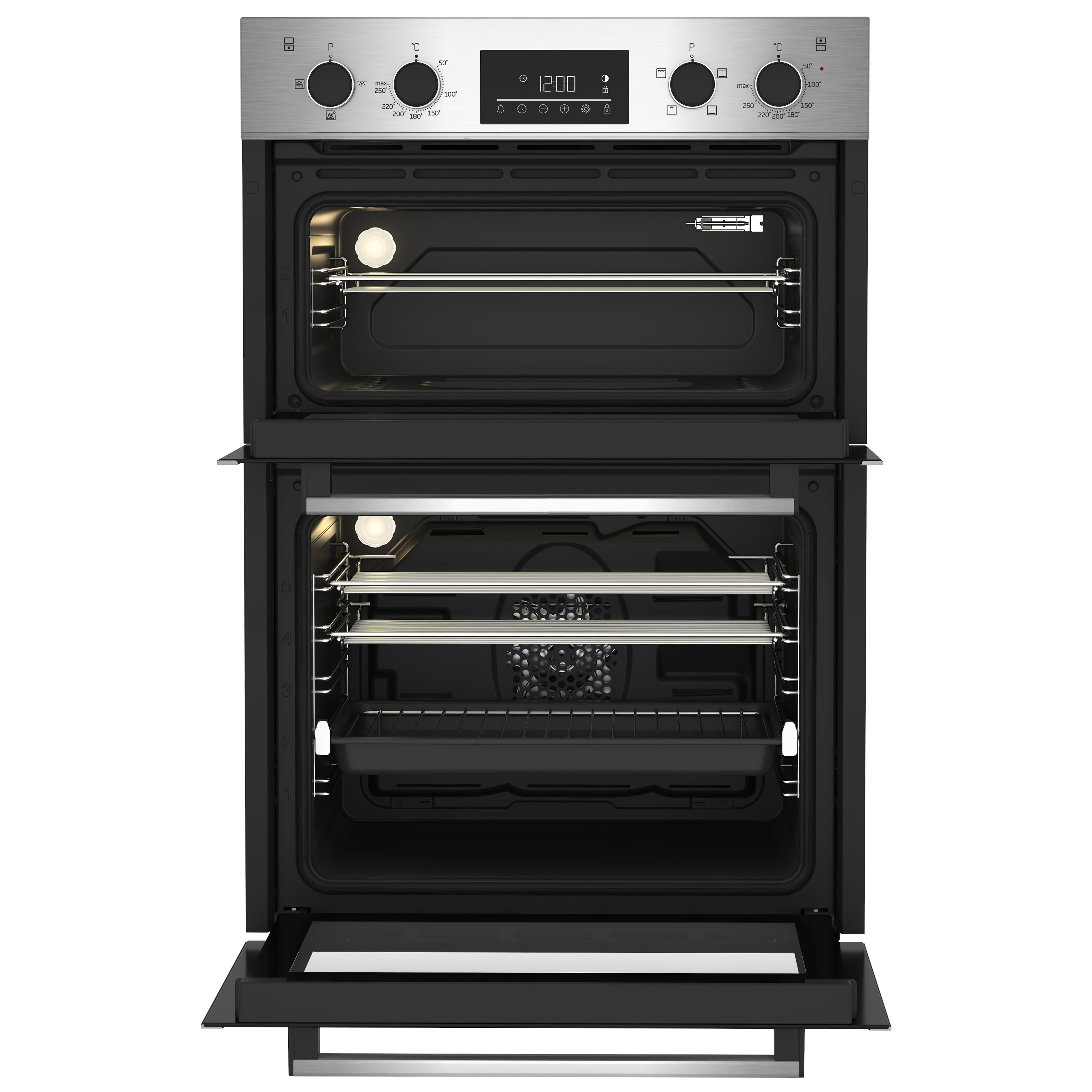 Built in double electric deals fan oven