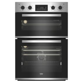 Beko BBDQF22300X Stainless Steel Built-in Double Oven