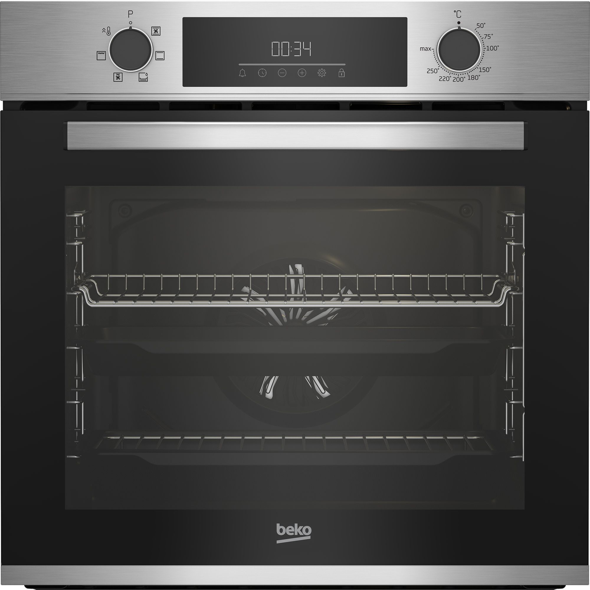 Beko BBQE22300X Built-in Single Multi-function Electric Oven - Stainless steel