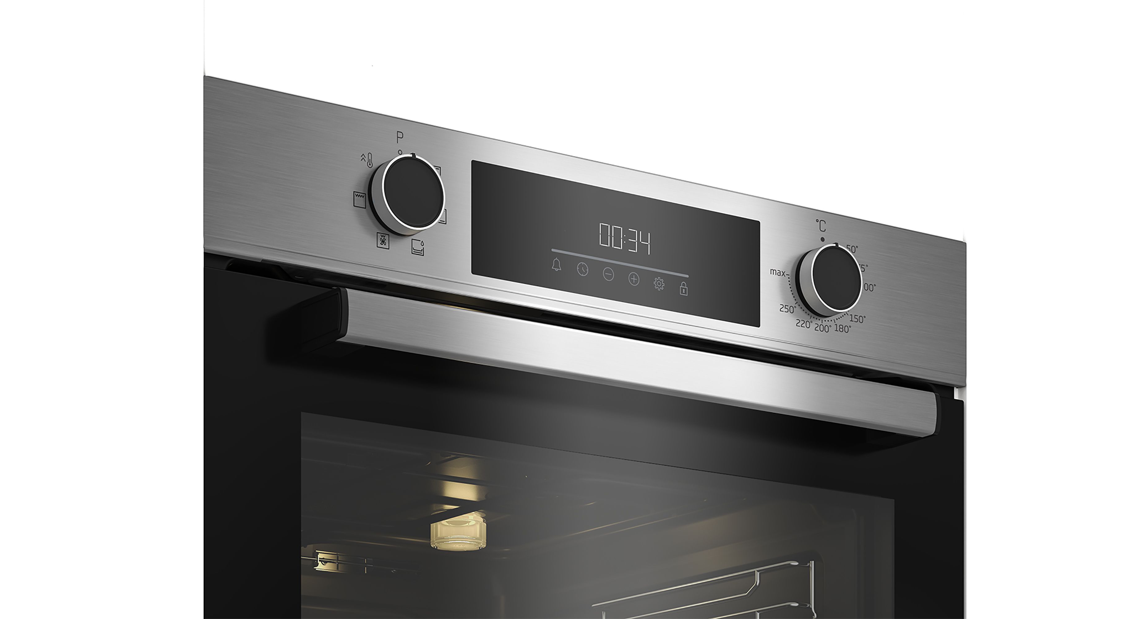 Beko BBQE22300X Built-in Single Multi-function Electric Oven - Stainless steel