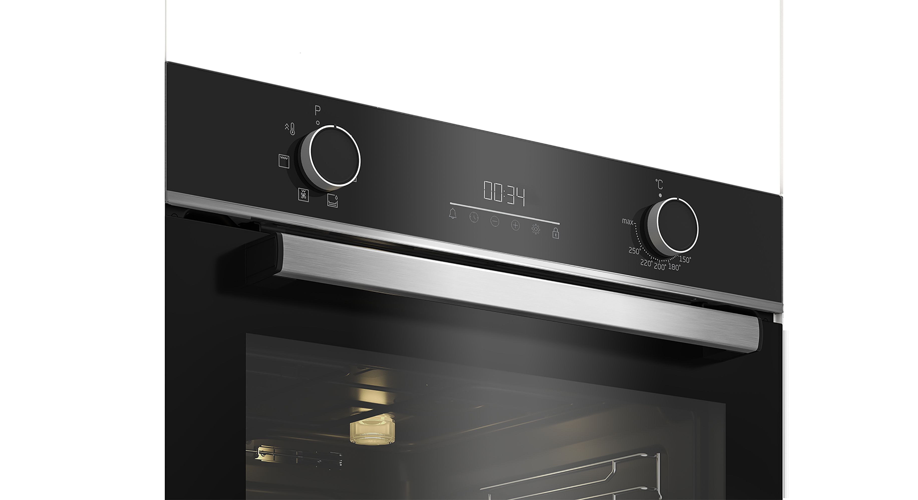 Beko BBQE24300B Built-in Single Multi-function Electric Oven - Black
