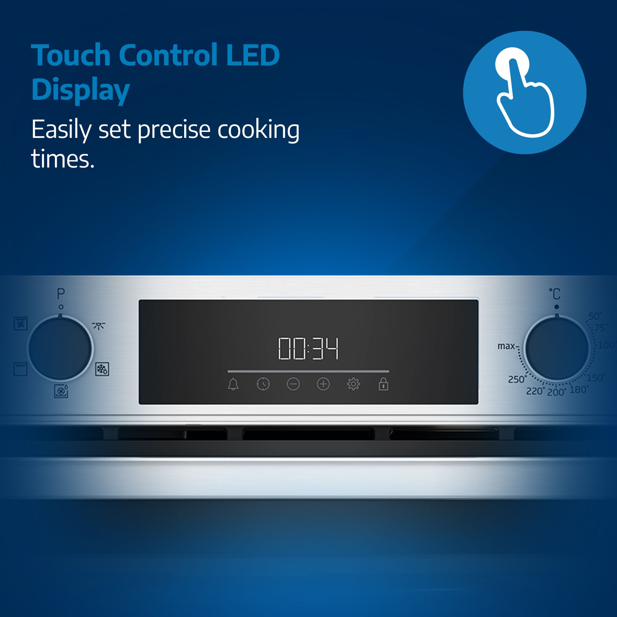 Beko BBQE24300B Built-in Single Multi-function Electric Oven - Black