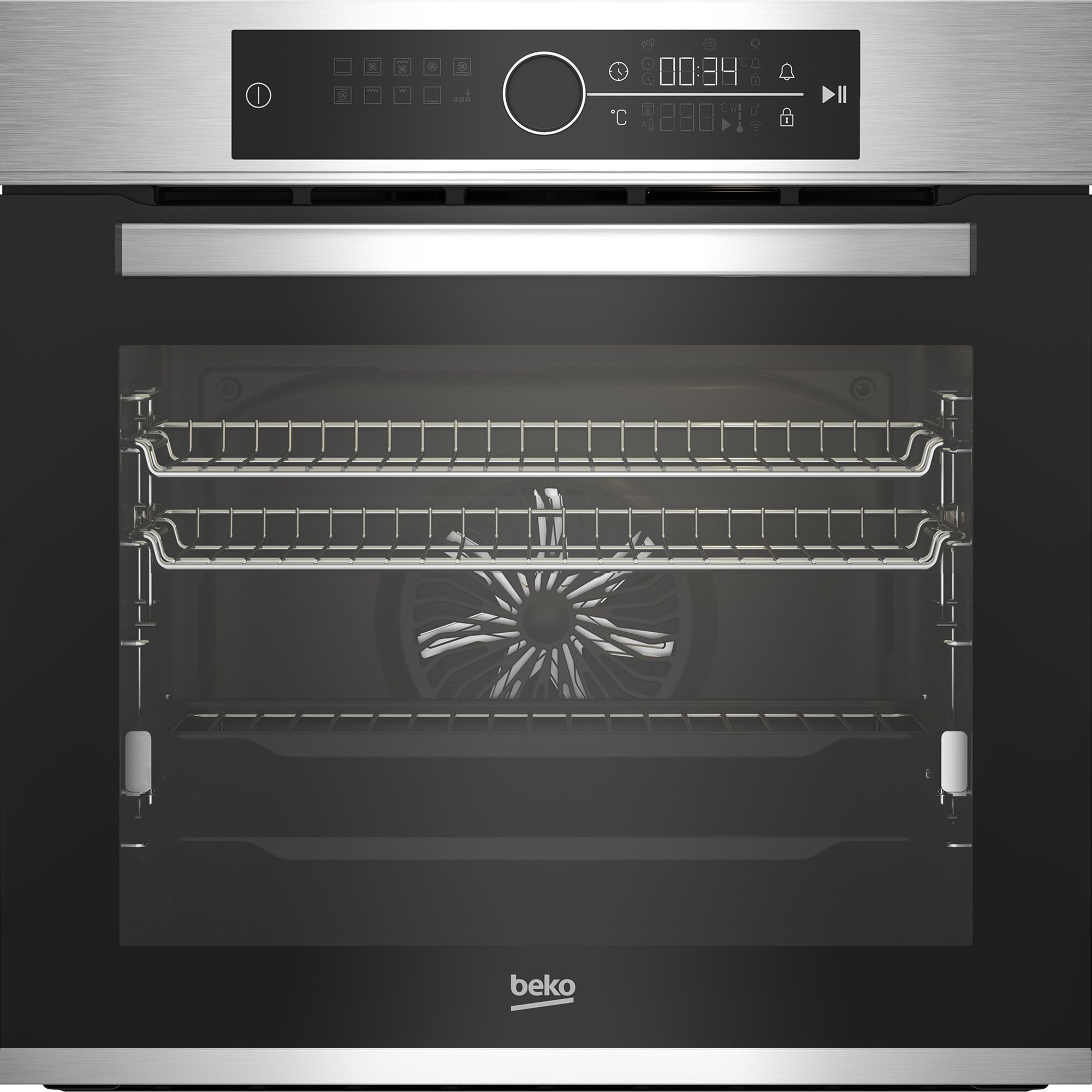 Beko BBQM22400XP Built-in Pyrolytic Single Pyrolytic Oven - Stainless steel effect