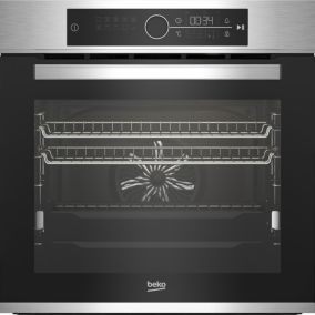 Beko BBQM22400XP Built-in Pyrolytic Single Pyrolytic Oven - Stainless steel effect