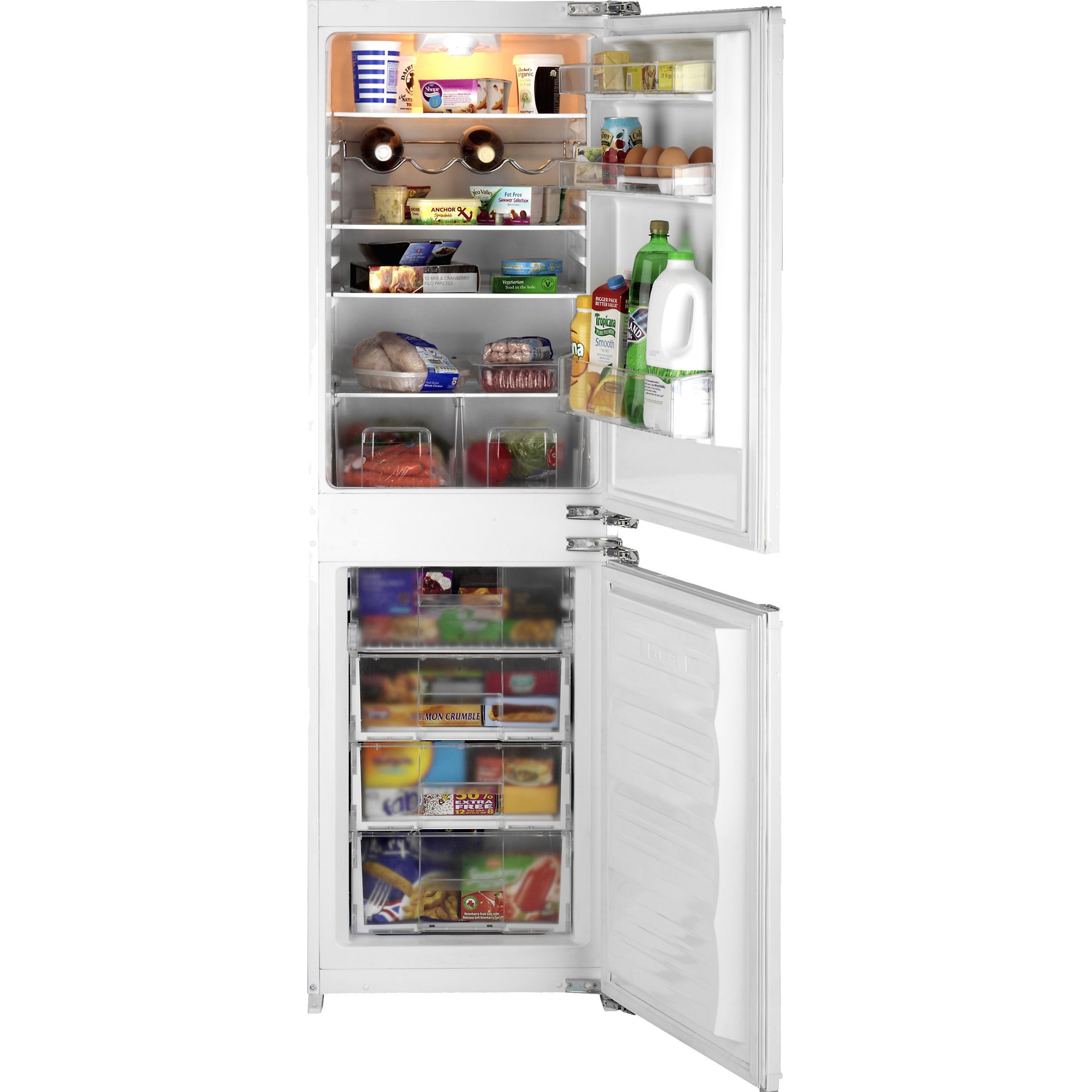 Beko BC502C White Integrated Fridge freezer DIY at B&Q