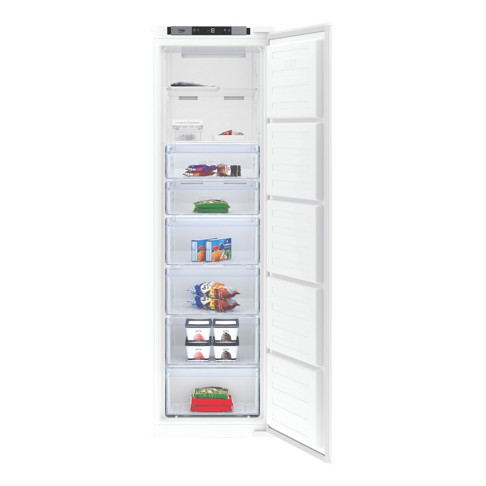 B&q fridge on sale freezers integrated