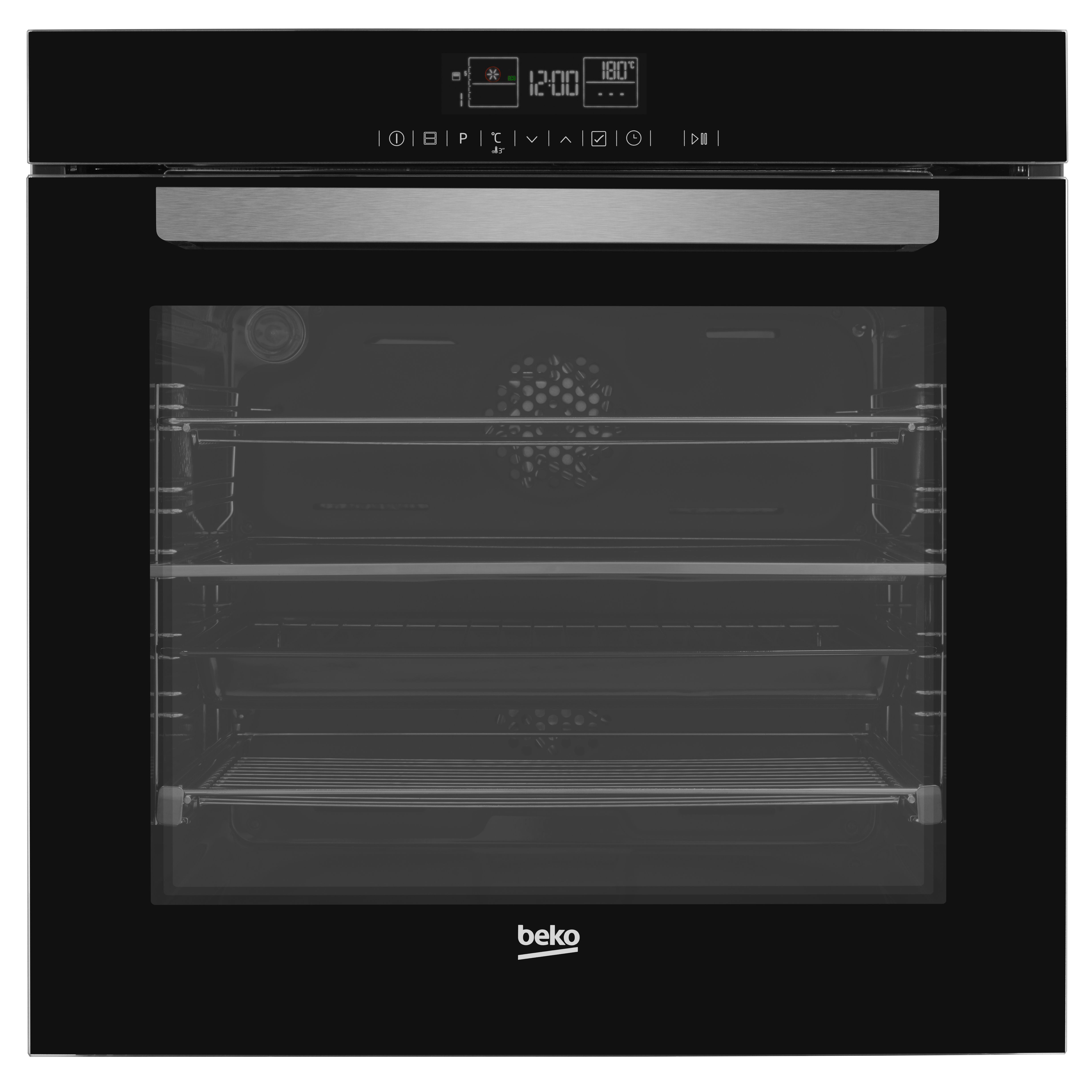 Beko BVM34400BC Black Builtin Single Multifunction Oven DIY at B&Q