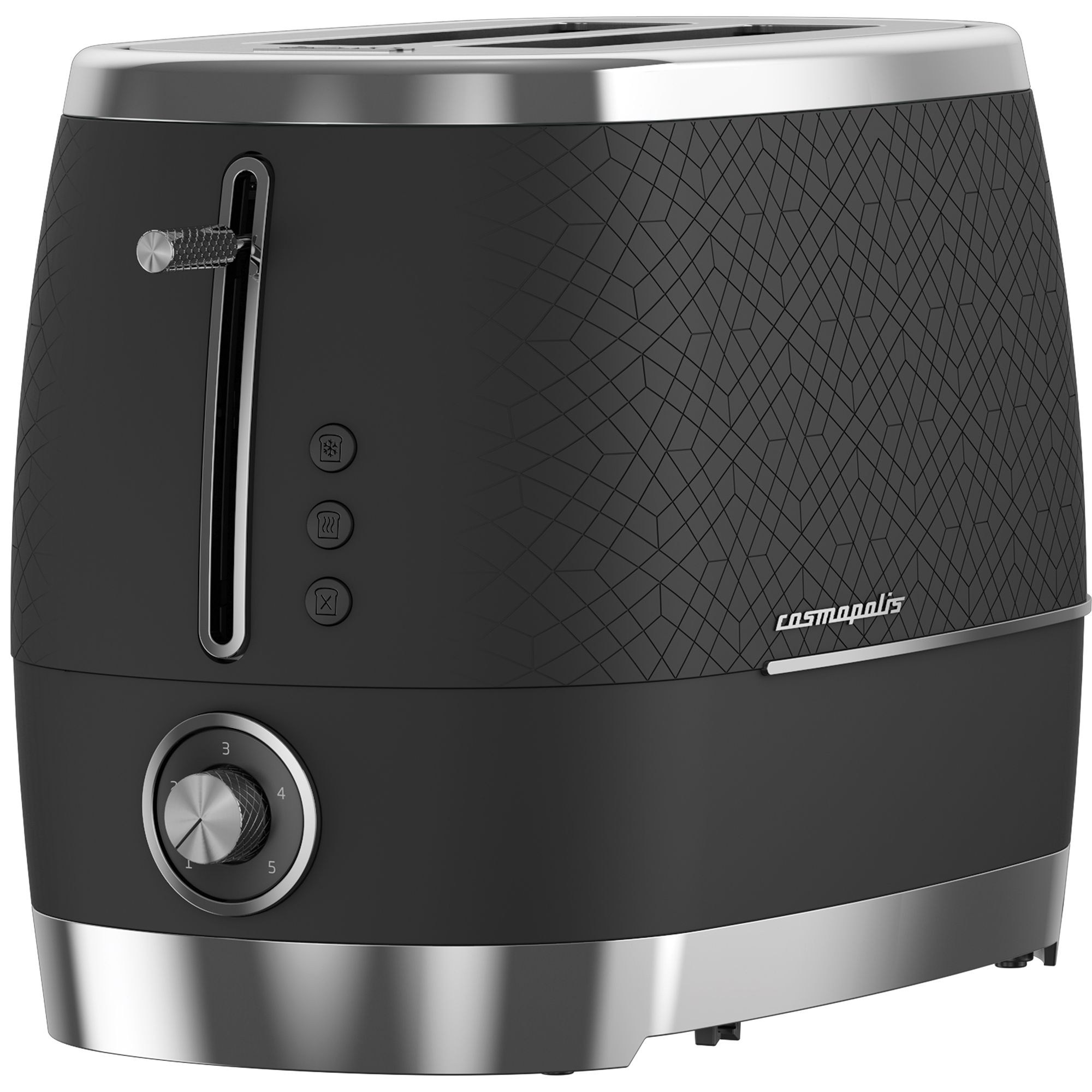Beko Cosmopolis Black 2 slice toaster TAM8202B