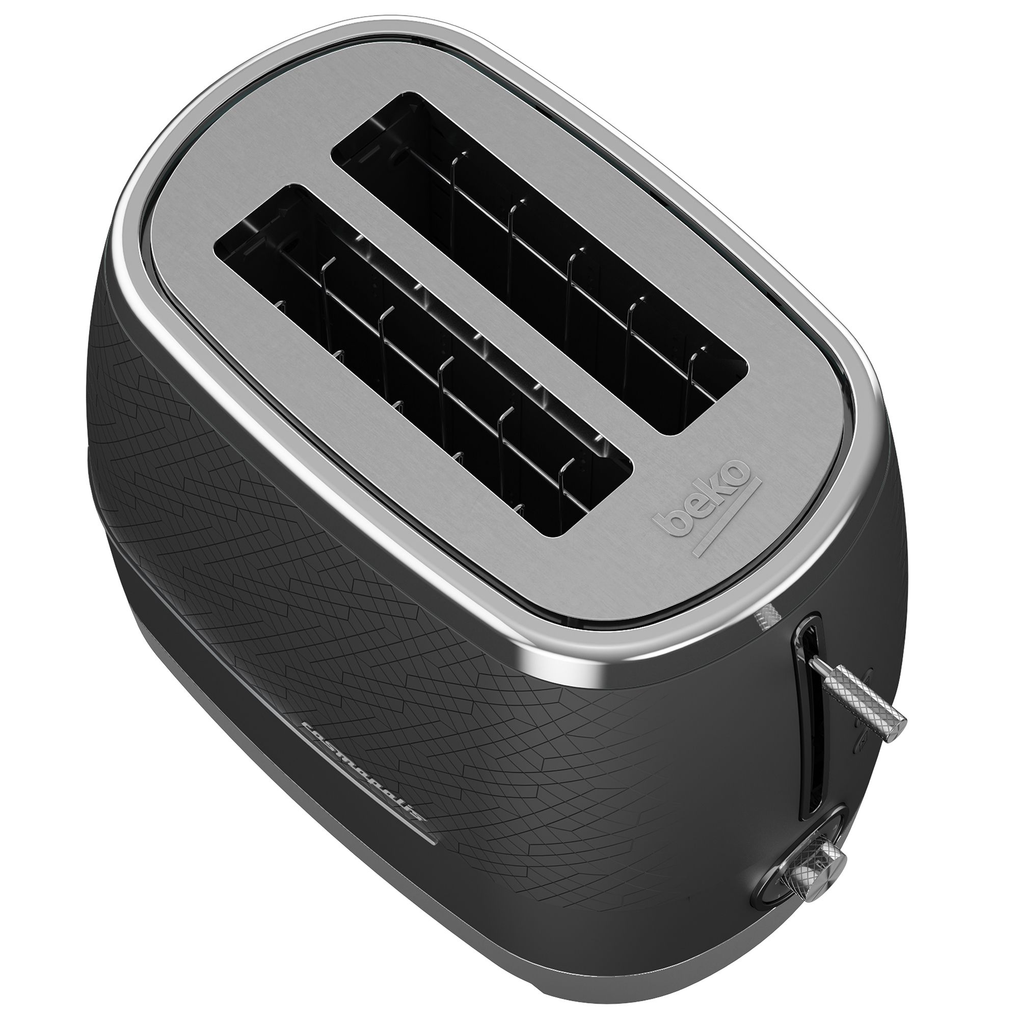 Beko Cosmopolis Black 2 slice toaster TAM8202B