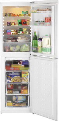 Beko CS5824W 50:50 Freestanding Fridge freezer - White