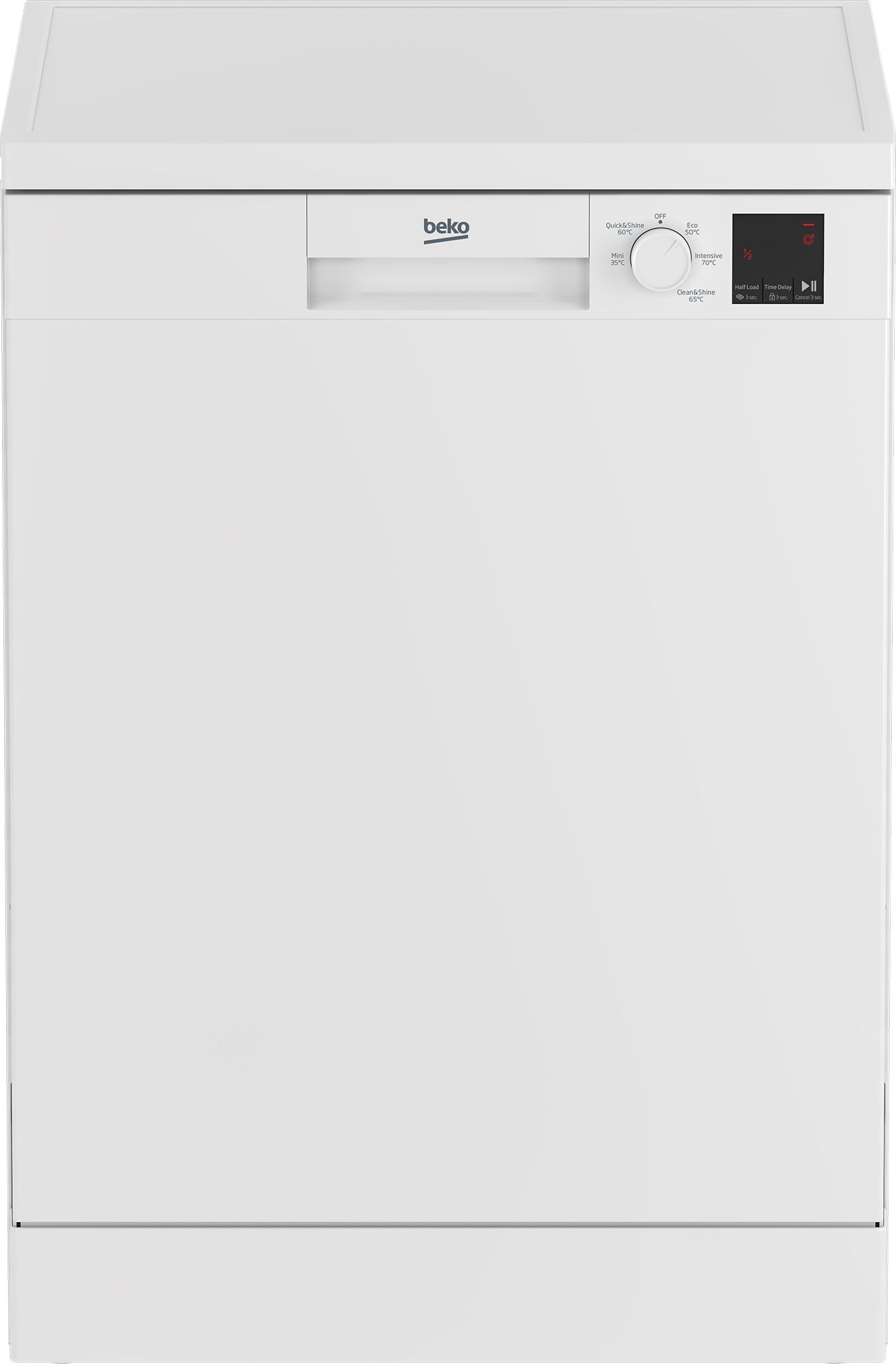 Beko DFN05Q10W Freestanding Full size Dishwasher - White