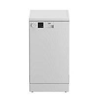 Beko DFS05Q10W Freestanding Slimline Dishwasher - White