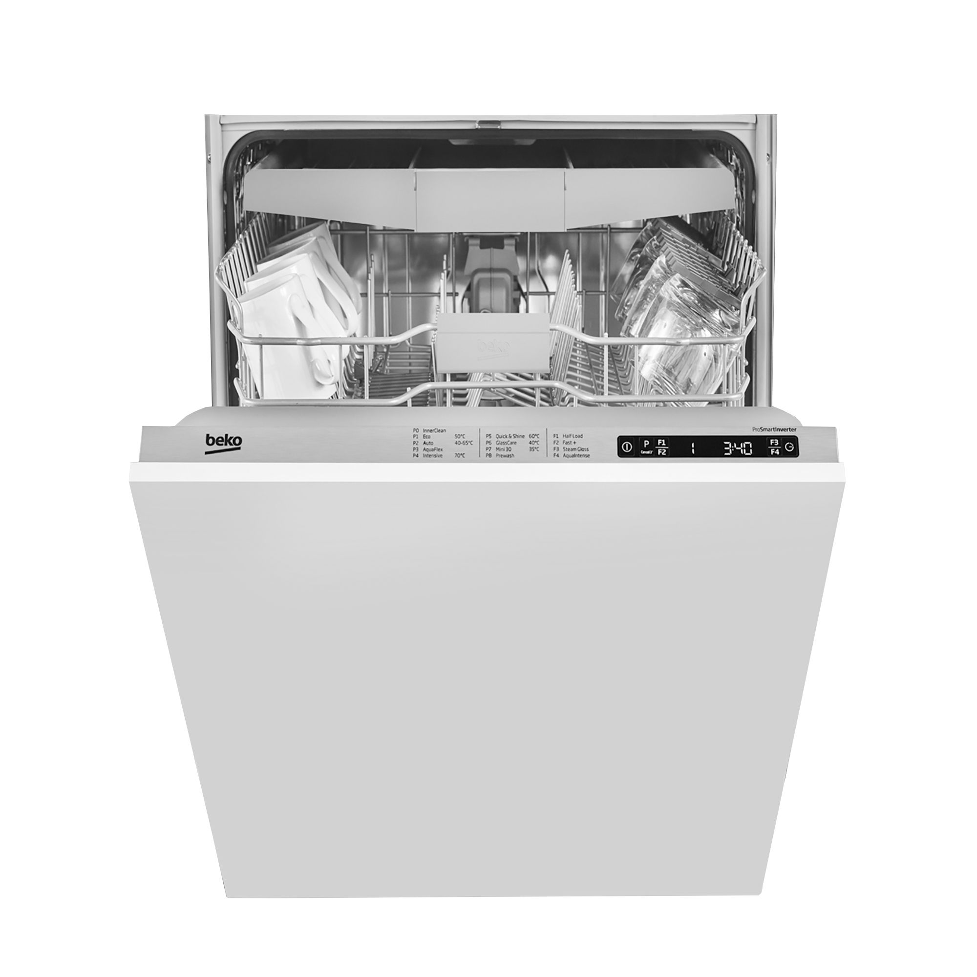 Beko DIN28R22 Integrated Full size Dishwasher DIY at B&Q