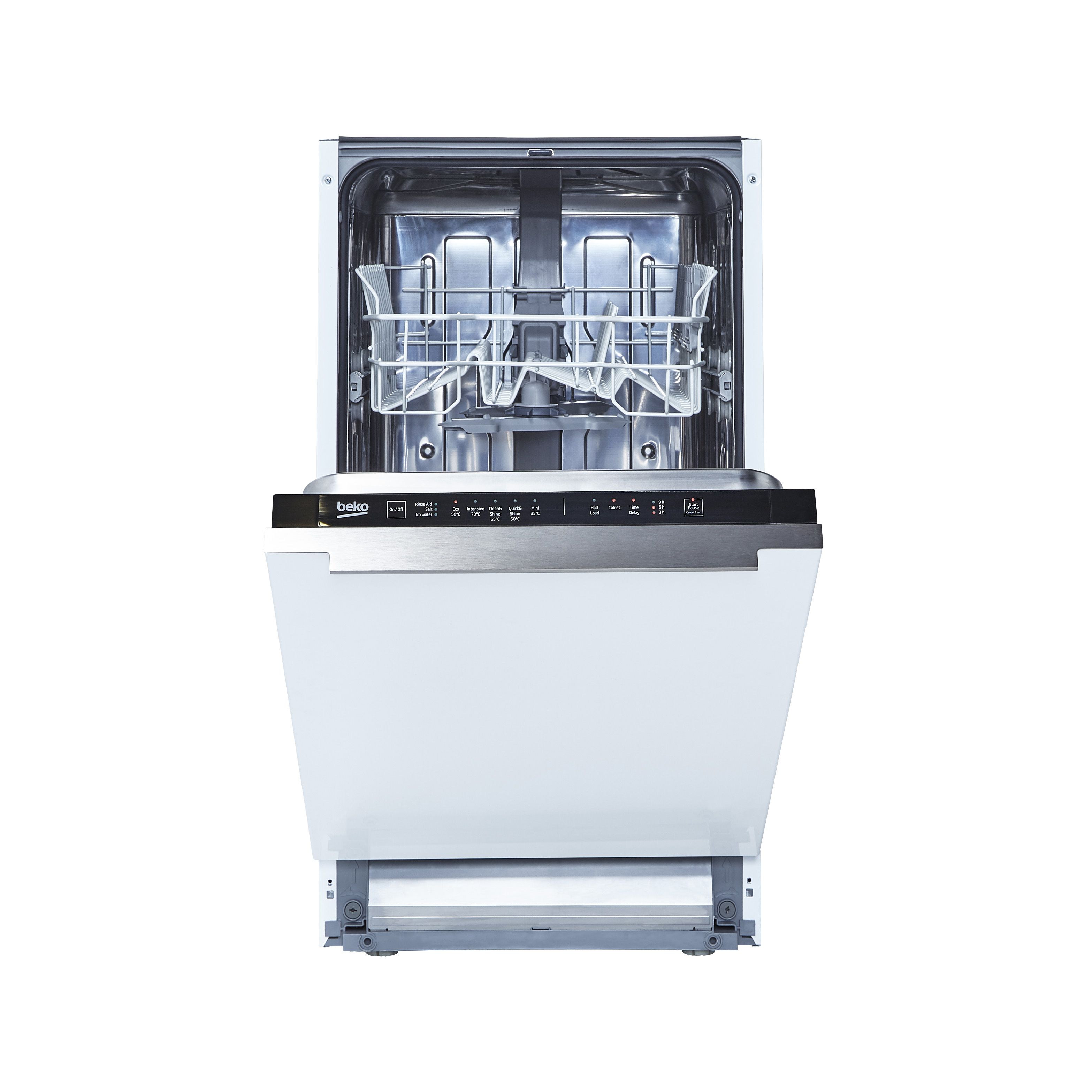 Integrated deals half dishwasher