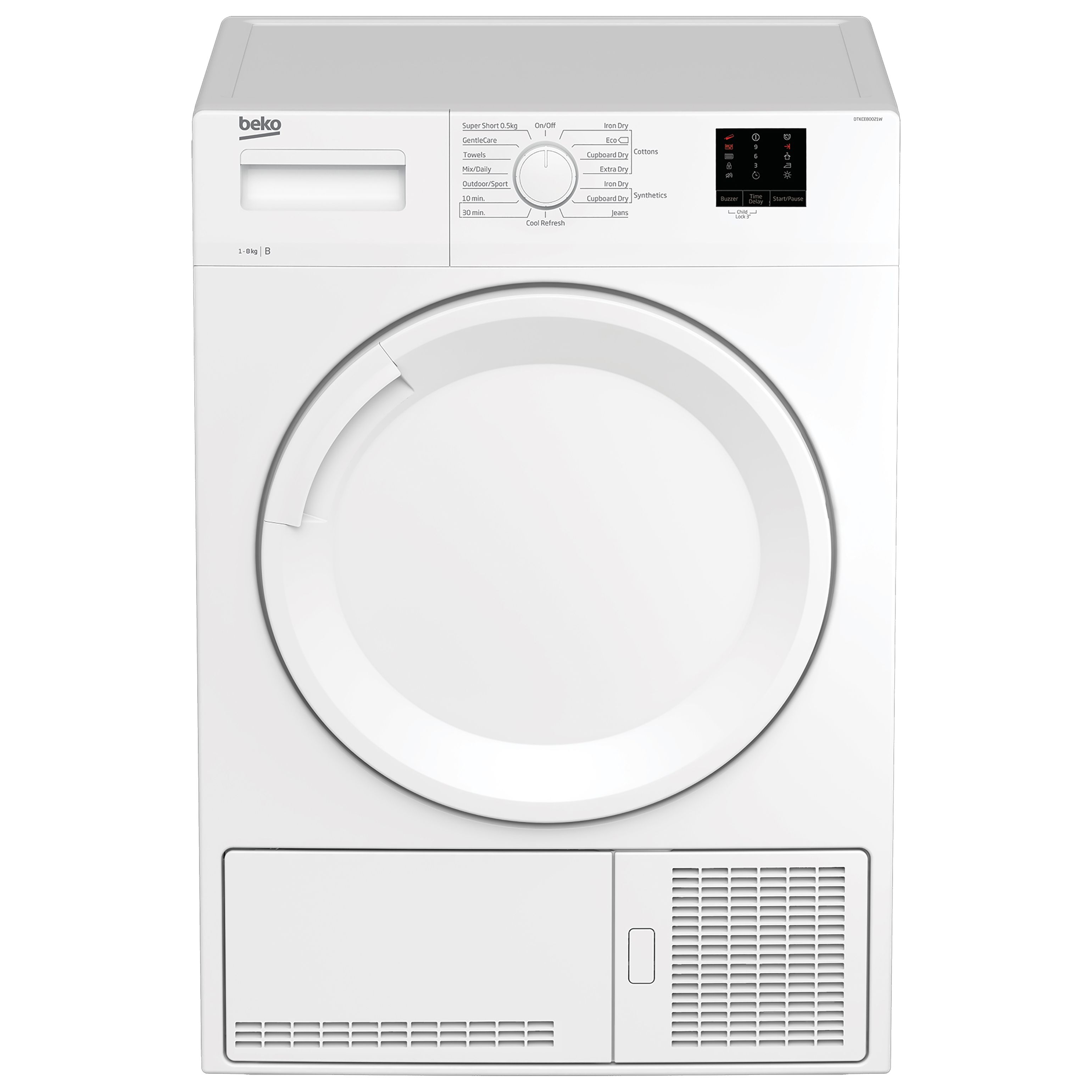 DTKCE80021 Freestanding Condenser Tumble dryer