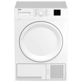 Beko DTKCE80021 8kg Freestanding Condenser Tumble dryer - White