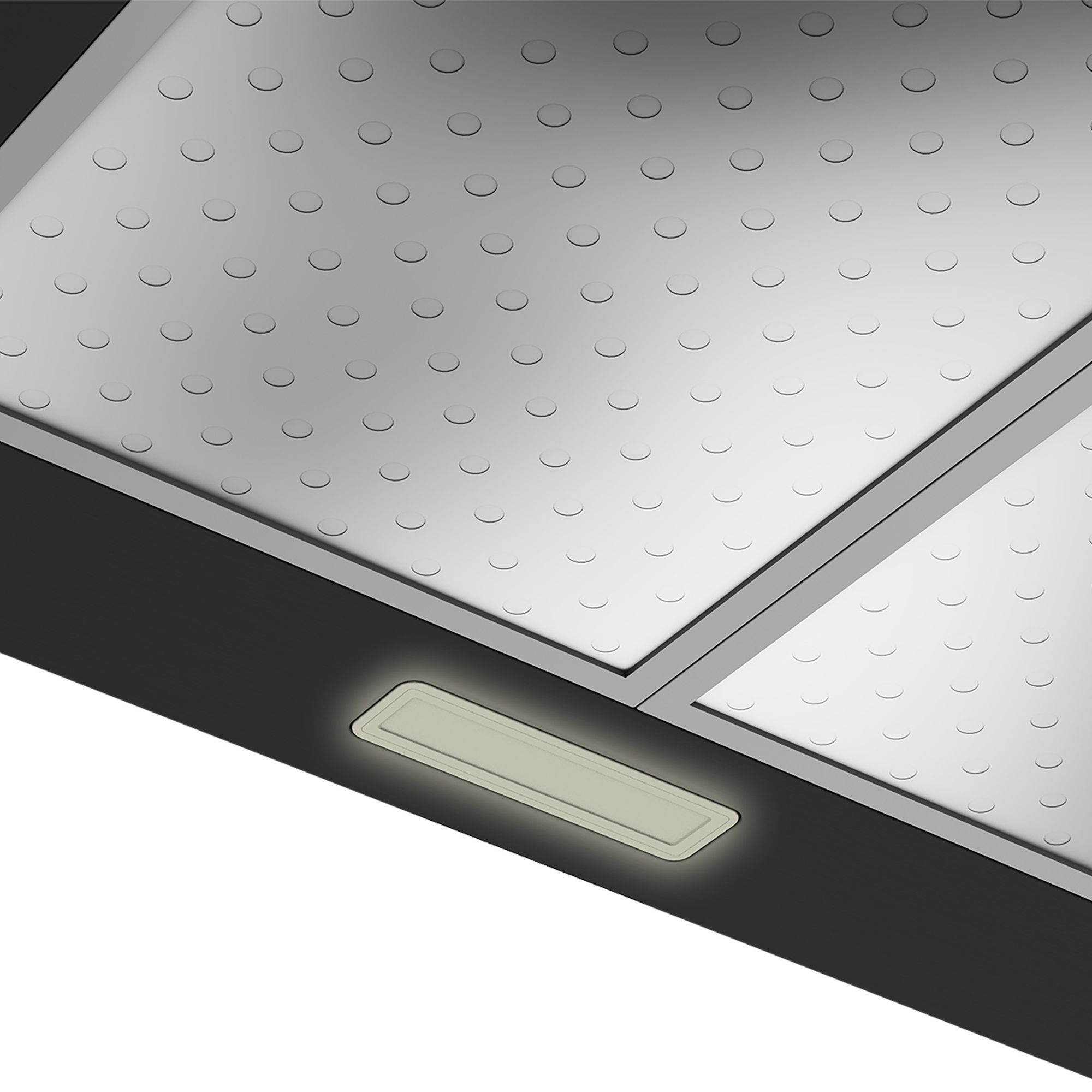 Beko HCP61422BH Stainless steel Chimney Cooker hood (W)59.8cm - Black