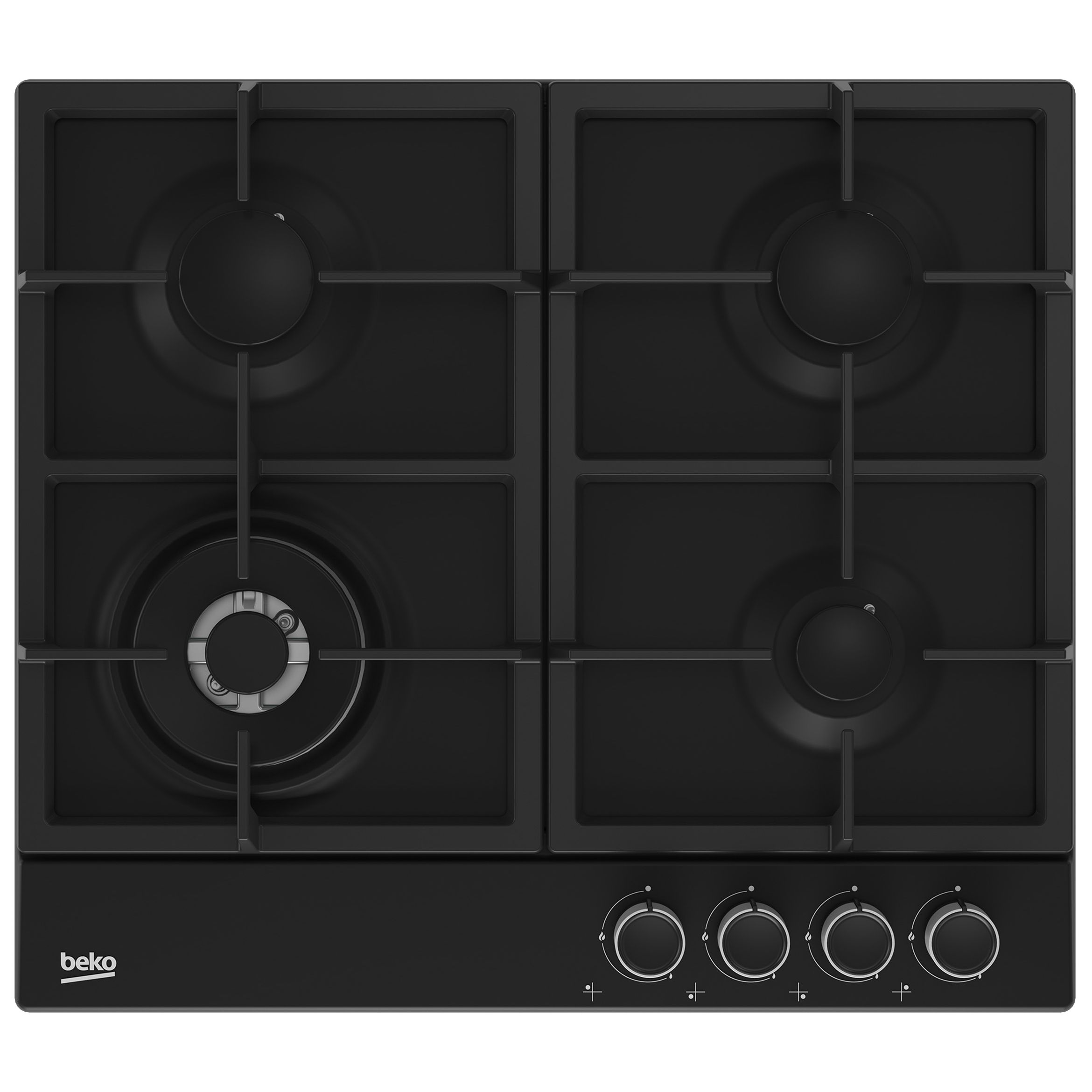 Beko HIAW164225SB 58cm Gas Hob - Black