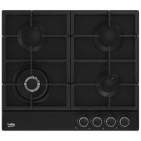 Beko HIAW164225SB 58cm Hob - Black