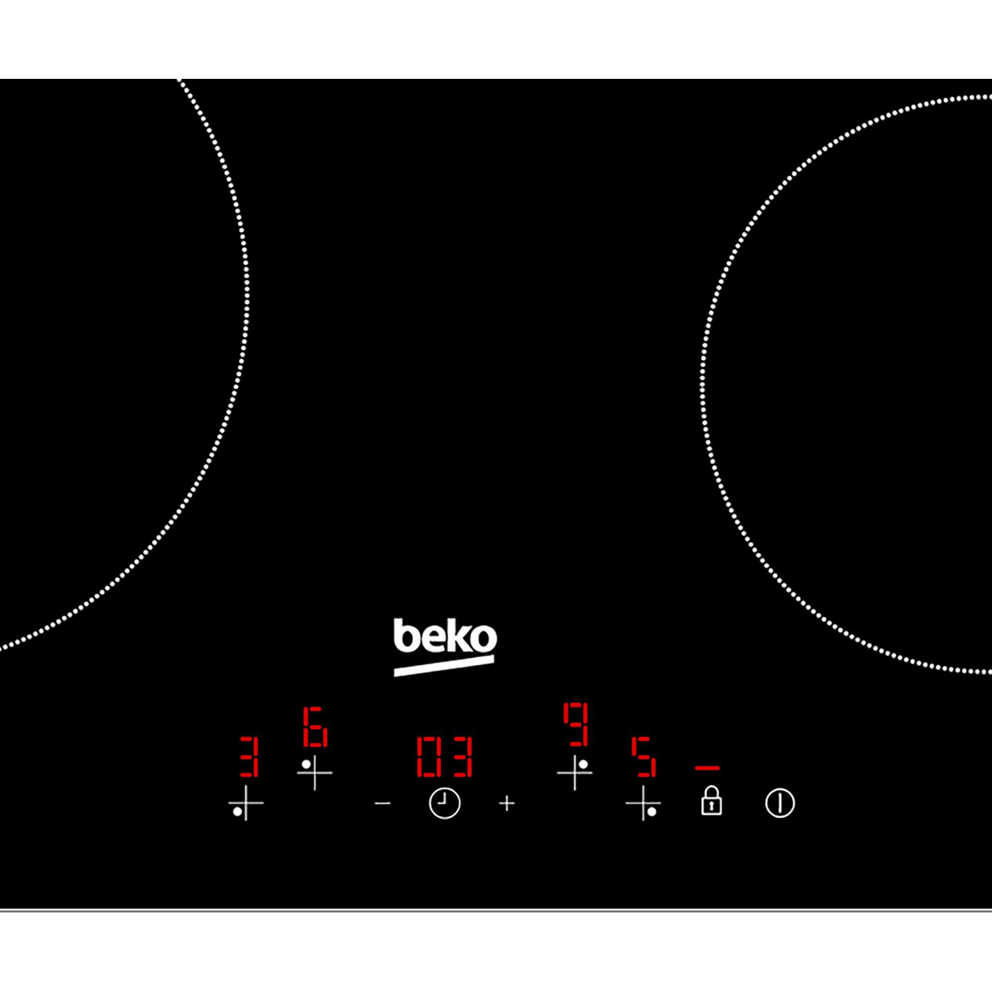 Beko HQC 64401 58cm Ceramic Hob Black