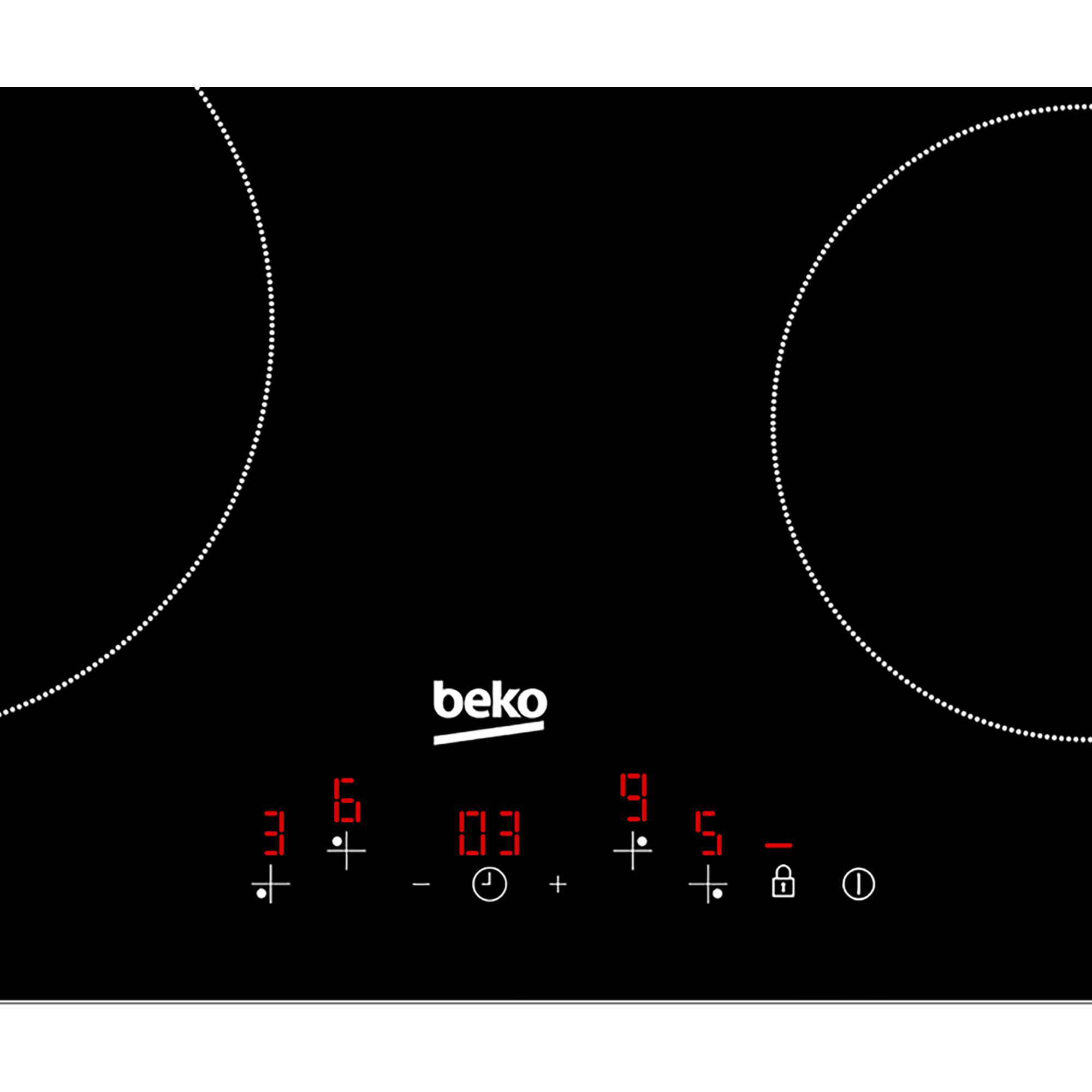 Beko HQC 64401 58cm Ceramic Hob - Black