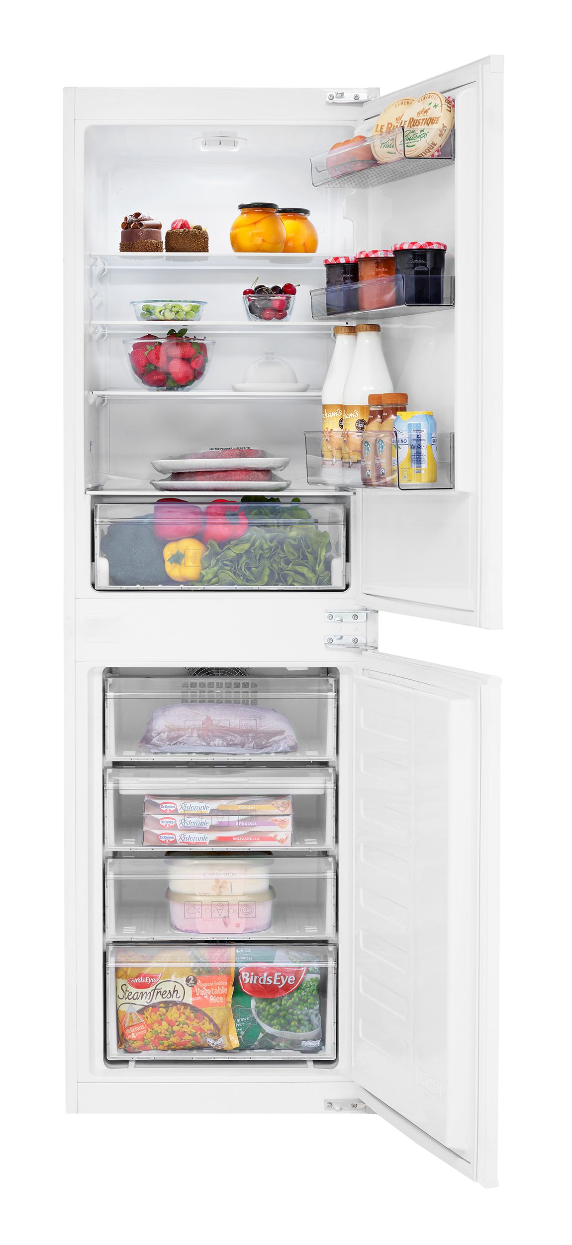 Integrated Fridge freezers Refrigeration B Q