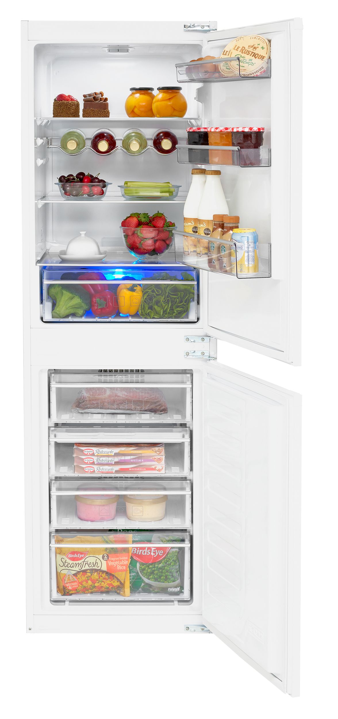 Beko slimline on sale fridge freezer