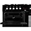 Beko KDVF100K Freestanding Electric Range cooker with Gas Hob - Black