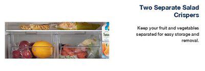 Beko QC55F 70:30 Integrated Frost free Fridge freezer - White