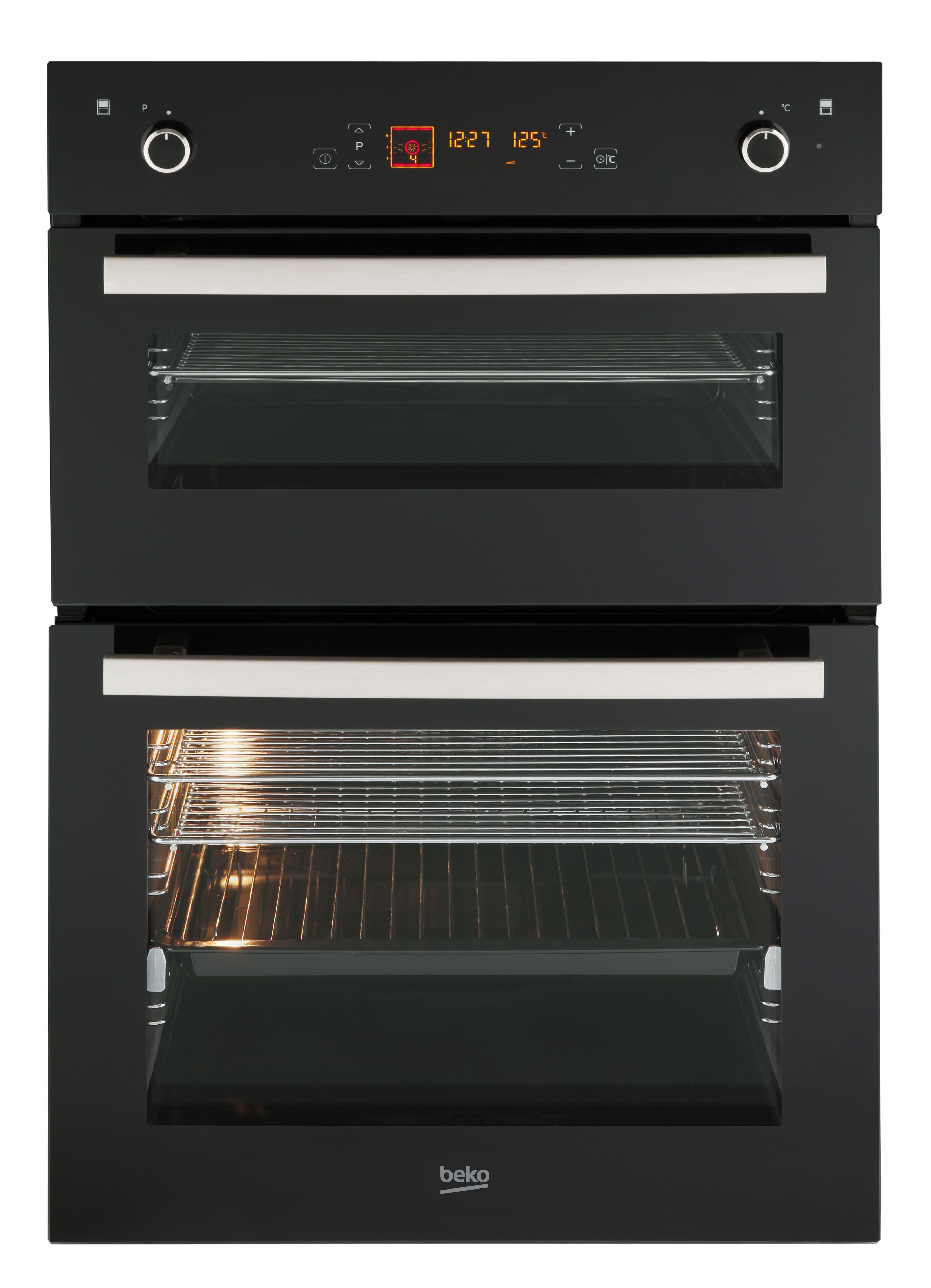 Beko QDM246B Black Electric Double Double Oven DIY at B&Q