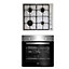 Beko QSE223SX Built-in Single Multifunction Oven & gas hob pack - Stainless steel