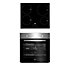 Beko QSE224X Built-in Single Multifunction Oven & induction hob pack - Stainless steel